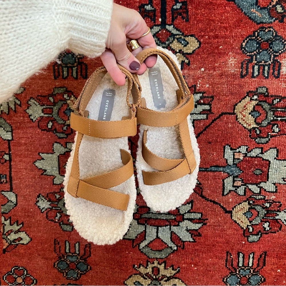 Everlane Sport Sherpa Sandals